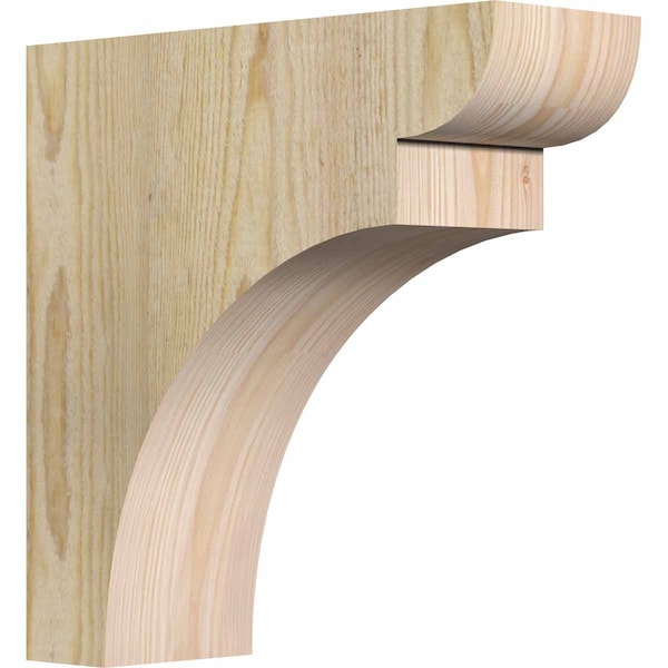 Ekena Millwork Yorktown Rough Sawn Corbel, Douglas Fir, 4"W x 12"D x 12"H COR04X12X12YOR00RDF - main